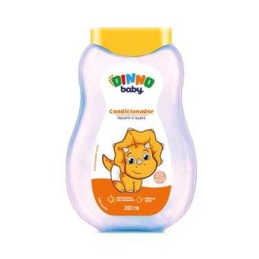 Imagem de Condicionador Infantil Dinno Baby 200mL Neutro e Suave  Sem Sulfatos, 