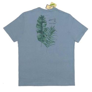 Imagem de Camisa UOT Folhas 2 MCM-3997 - Union Ocean Team, Azul piscina, XG