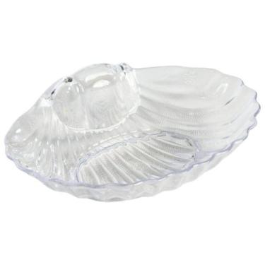 Imagem de Saboneteira Cristal Em Formato De Concha Transparente - Giotto
