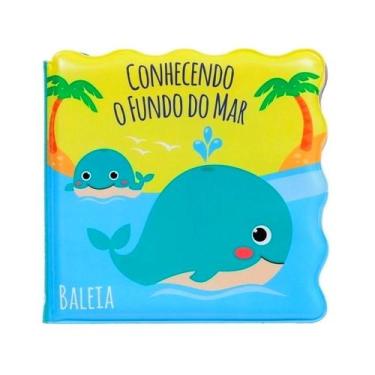 Imagem de Livrinho de Banho Conhecendo O Fundo do Mar Buba para Bebês Hora do Ba