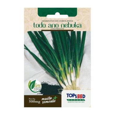 Imagem de Sementes De Cebolinha Todo Ano Nebuka Tradicional 500mg - Topseed