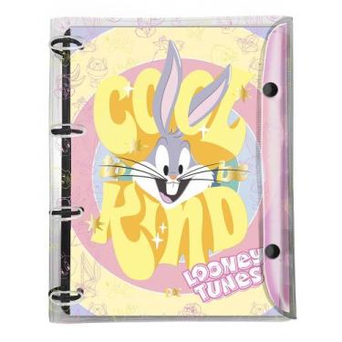 Imagem de Fichário Escolar Looney Tunes Universitário 192 folhas - Dac