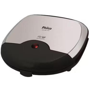 Imagem de Sanduicheira Mini Grill 750W Philco Antiaderente Inox 220V, 220V, Phil