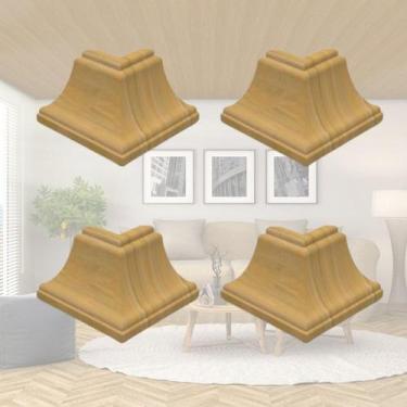 Imagem de Kit 10 Caixas com 120 Peças Cantoneira Externa PVC 25x25mm com Engate 