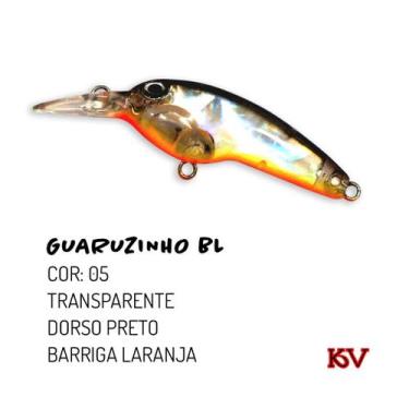 Imagem de Isca Artificial Guaruzinho Bl da Kv plug barbela longa 5cm, 5