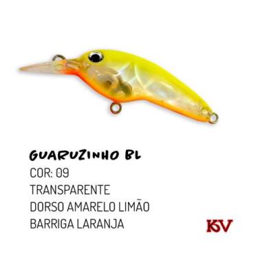 Imagem de Isca Artificial Guaruzinho Bl da Kv plug barbela longa 5cm, 9