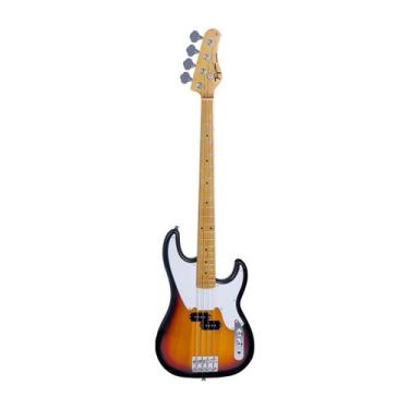 Imagem de Baixo tagima tw-66 woodstock sunburst passivo 4 cordas