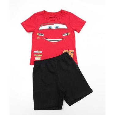 Imagem de Conjunto Infantil Carros Disney Tam 1 a 3 Vermelho-74042, 3, Vermelho