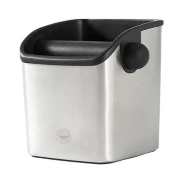 Imagem de Caixa De Resíduos De Café Em Aço Inoxidável De Grande Capacidade 700ml