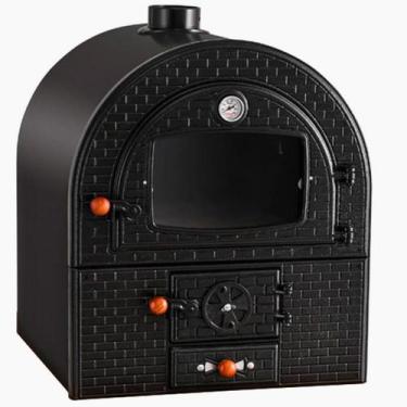 Imagem de Forno a Lenha Pizza com Cinzeiro e Refratário Aço Carbono - Pátria, Aç