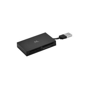 Imagem de Leitor de Cartão de Memória MTEK CR-620 USB 2.0 6 em 1 - Preto