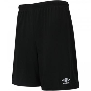 Imagem de Calção de Futebol Umbro TWR Striker Adulto, G, Preto