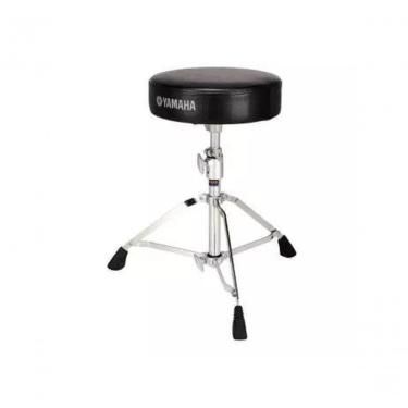 Imagem de Banqueta para Bateria DS750 Ajuste de Altura com Haste da Braçadeira Assento Redondo 300MM Preto Liverpool