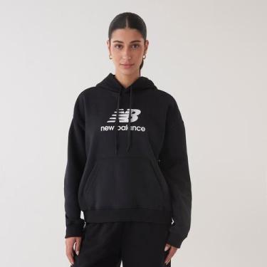 Imagem de Casaco Com Capuz Felpa Essentials Basic Feminino - New Balance, GG