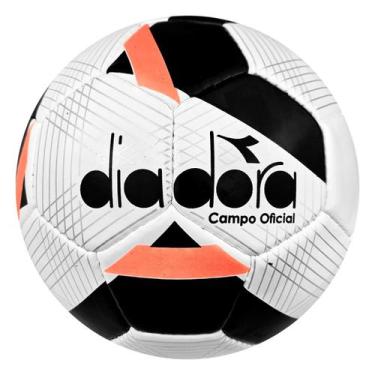 Imagem de Bola Campo Diadora Costurada Profissional Resistente Cor:BrancoTamanho