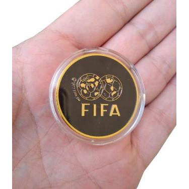 Imagem de Moeda Juiz Árbitro Futebol Toss Cara ou Coroa 