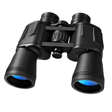 Imagem de Binóculos de alta potência 20x50, BAK4, ocular grande, binóculos portáteis e à prova d'água Telescópio com lentes revestidas de várias camadas para observação de pássaros adultos, futebol, turismo, escalada, caminhada, viagem
