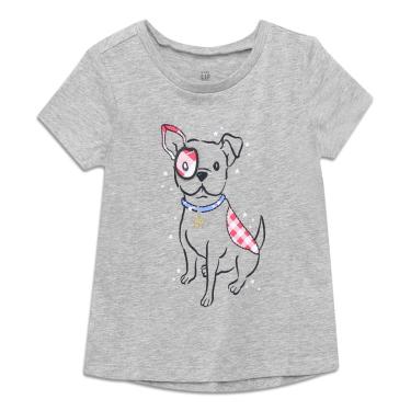 Imagem de Camiseta Infantil GAP Dog Feminina-Feminino