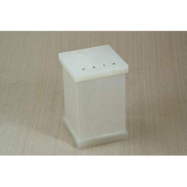 Imagem de Porta Algodão/Porta Cotonetes em Acrílico Com Strass Pérola Decor Acrílicos