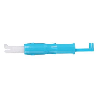 Imagem de Passador de agulha, multifuncional fácil de usar Material de inserção de agulha em ABS para mulheres para fábrica de roupas para idosos para casa(azul)