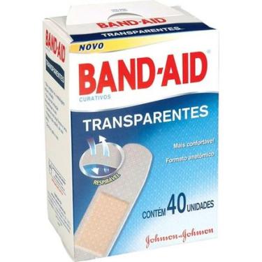 Imagem de Curativo Band Aid Transparente 40 unidades Band Aid