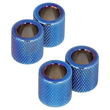 Imagem de Coleiras para encosto de cabeça de carro, acessórios de metal brilhantes e estilosos para decoração de interiores de carro para carro SUV caminhão para decoração de interiores (B (azul)