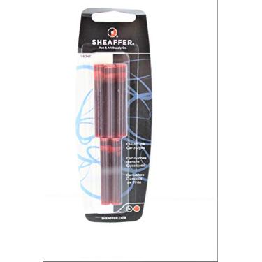 Imagem de Cartuchos de tinta para caneta-tinteiro Sheaffer Skrip Vermelho - Pacote com cinco