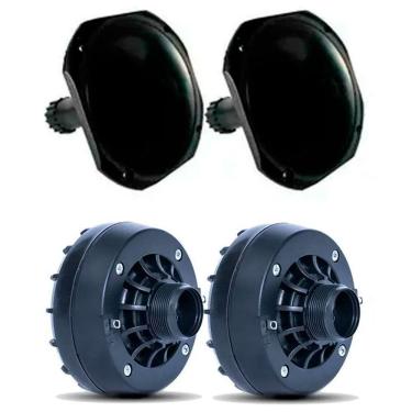 Imagem de Kit 2 Driver 2 Corneta Curta Orion + 2 Capacitores
