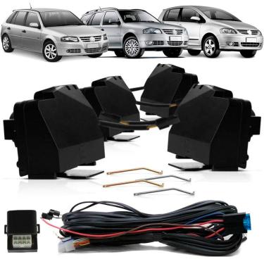 Imagem de Kit Trava Elétrica Tragial Vw Fox 2003 à 2009 Gol Parati G4 - Valeo