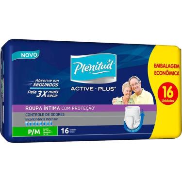 Imagem de Roupa Íntima Descartável Plenitud Active Plus Gxg 16Un