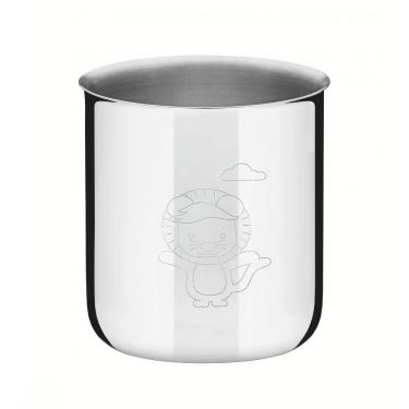 Imagem de Copo Infantil Tramontina Baby Friends Em Aço Inox 340 Ml