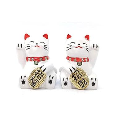 Imagem de Maneki Nekô Casal com Cristais