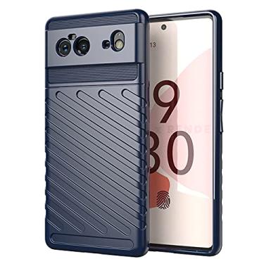 Imagem de YUNCHAO Caixa de telefone Para o Google Pixel 6 à prova de choque, capa suave capa para celular