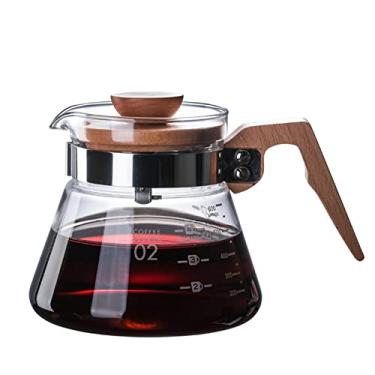 Imagem de Kiboule Servidor de café 600ml intervalo de vidro cafeteira jarra de café servidor de café chaleira cafeteira bule