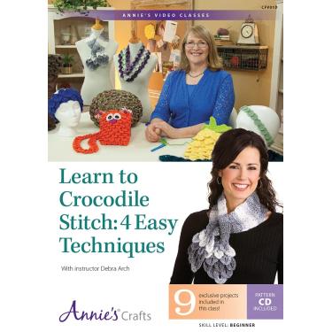 Imagem de Learn to Crocodile Stitch: 4 Easy Techniques: With Instructor Debra Arch