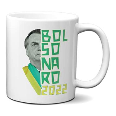 Imagem de Caneca Presente Criativo Bolsonaro 2022 Brasil Melhor (Branca)
