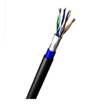 Imagem de Cabo De Rede F Utp Preto Cat5e Cmx Dupla Capa Blindado Por M