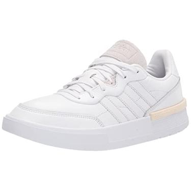 Imagem de adidas Tênis feminino Futurecourt, Branco/Branco/Branco Maravilha, 36