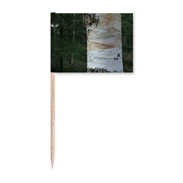 Imagem de Porta-cartões de papel marrom Art Deco presente moda palito bandeiras marcadoras decoração de festa