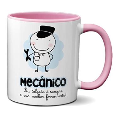 Imagem de Caneca Mecânico O Talento É Sempre A Melhor Ferramenta (Rosa)