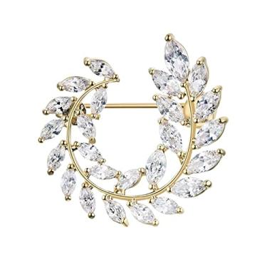 Imagem de KIZQYN Broche feminino simples e elegante pino temperamento requintado feminino corpete camisa acessórios de vestido acessório de fantasia