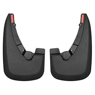 Imagem de Husky Liners Protetores de lama personalizados | Serve para Dodge Ram 2500/3500 2009-2024 (19-24 Classic Body) 2010-2018 Dodge Ram 2500/3500, sem alargadores de para-lama OEM | Conjunto frontal, 2