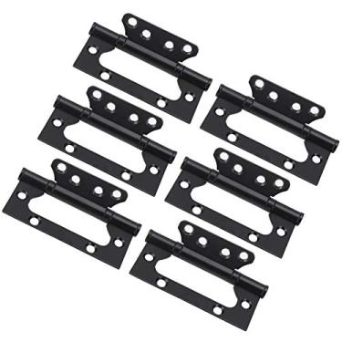 Imagem de Dobradiça de porta pequena rotativa de 360 graus, dobradiça plana, resistente ao desgaste para porta quarto janela casa