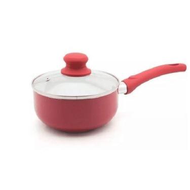 Imagem de Panela Alum. C/ Revest. Cerâmico 20 Cm Cor Vermelho