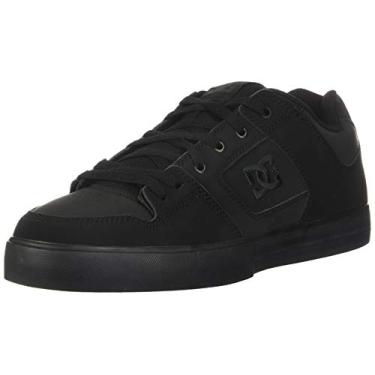 Imagem de DC Tênis de skate masculino Pure Low Top Casual, Preto/preto pirata, 18