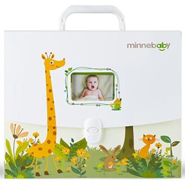 Imagem de Organizador de documentos para bebês, capa para bebê com 9 pastas