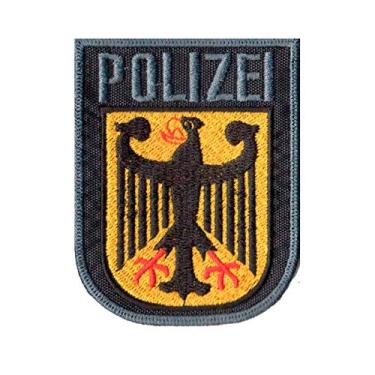 Imagem de Patch Bordado - Brasao Policia Alemanha Polizei PL60192-147 Fecho de Contato