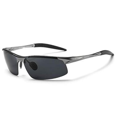 Imagem de Oculos de Sol Masculino Esporte com Proteção Uv400 Polarizados Oculos de Sol AORON 8888-A (C4)