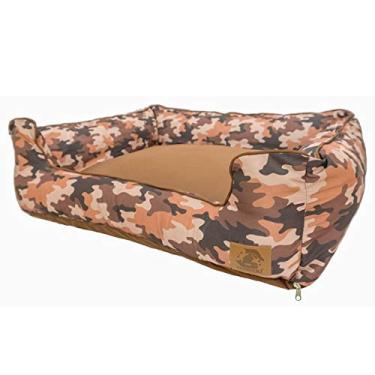 Imagem de Caminha Pet Para Cachorro Gato Pequeno Camuflado Marrom