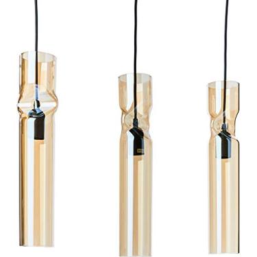 Imagem de Lustre Triplo Em Vidro Mart Champanhe